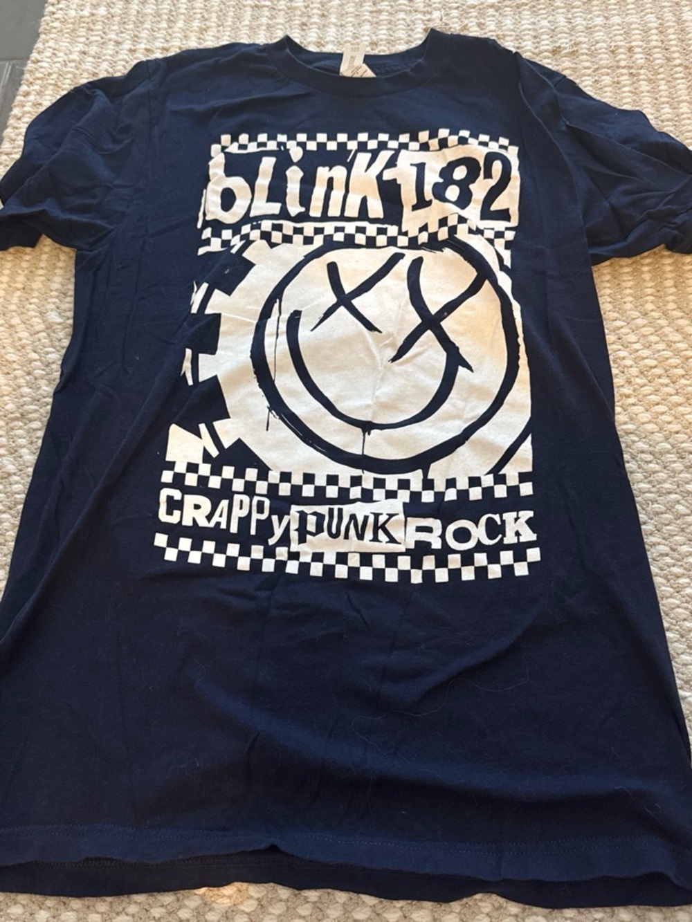 Navy Graphic Tee - Band Logo Short Sleeve